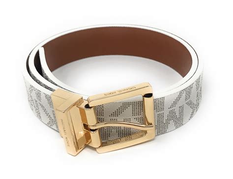 michael kors wide leather belt|Michael Kors reversible belt women's.